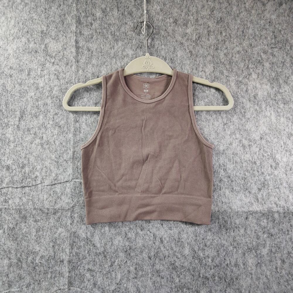 Yoga Athleisure Body Hugging Active Under Layer Cropped Performance Workout Tank